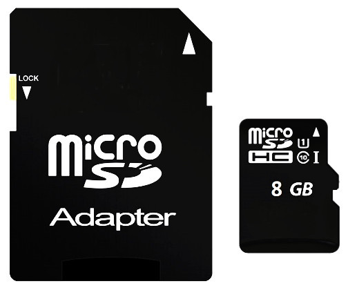 MicroSD UHS 1 8GB CL10 - Karty pamięci